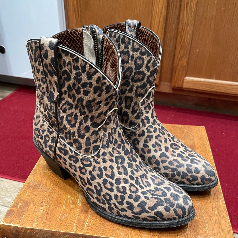 Ariat Leopard Booties